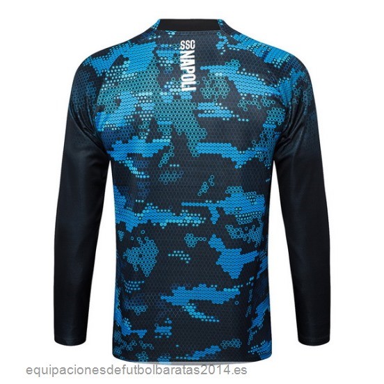 Nuevo Sudadera Entrenamiento Napoli 24/25 Azul Negro Baratas